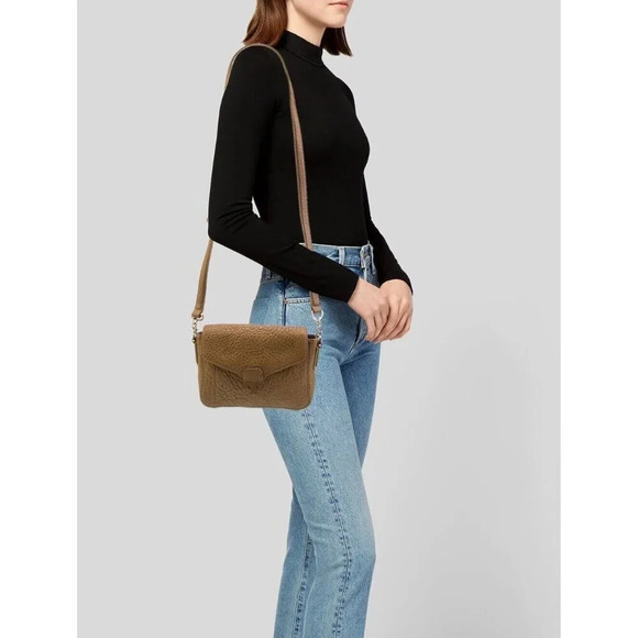 B12 Tory Burch Fleming Tan Leather Convertible Shoulder Bag - Picture 1 of 13